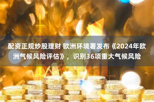 配资正规炒股理财 欧洲环境署发布《2024年欧洲气候风险评估》，识别36项重大气候风险